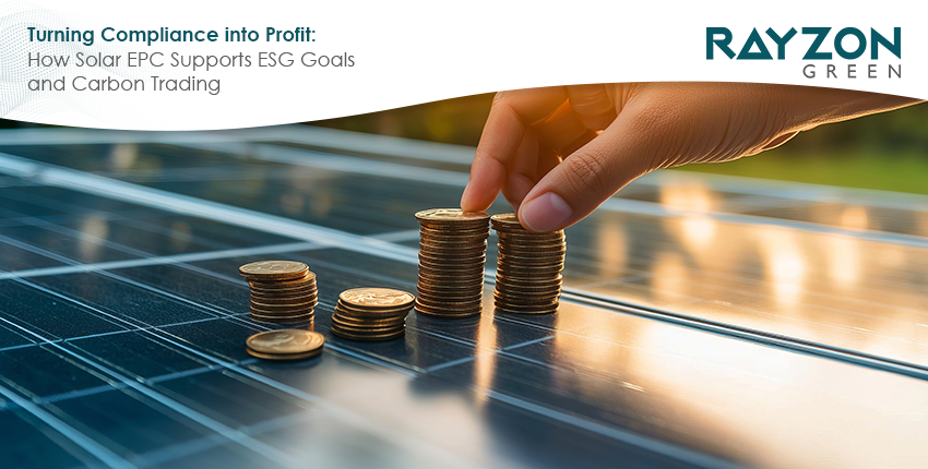 Solar EPC enabling ESG goals and carbon trading benefits for businesses