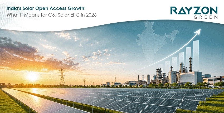 India solar open access growth for C&I solar EPC projects in 2026