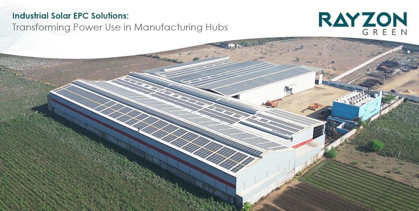 Industrial solar EPC installation in manufacturing plant