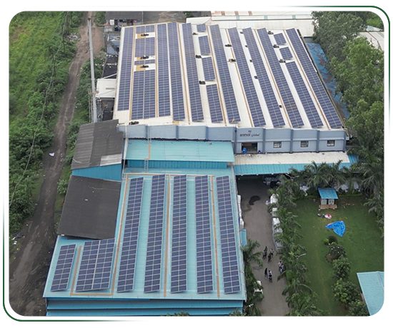 Close-up view of manually adjustable seasonal tilt solar panels designed to adapt to varying sunlight angles for efficient energy output.