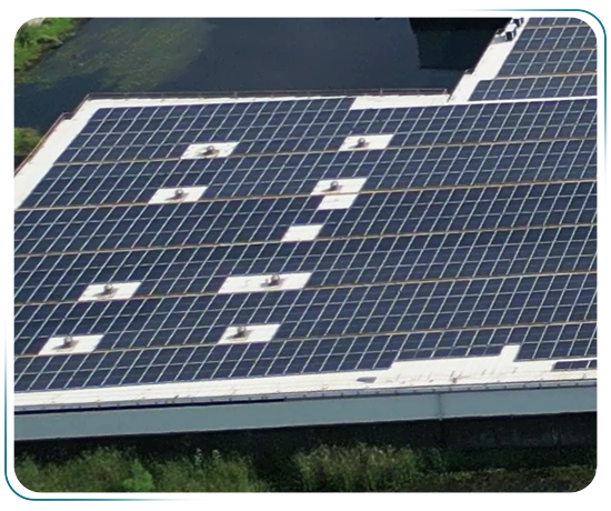Close-up view of manually adjustable seasonal tilt solar panels designed to adapt to varying sunlight angles for efficient energy output.